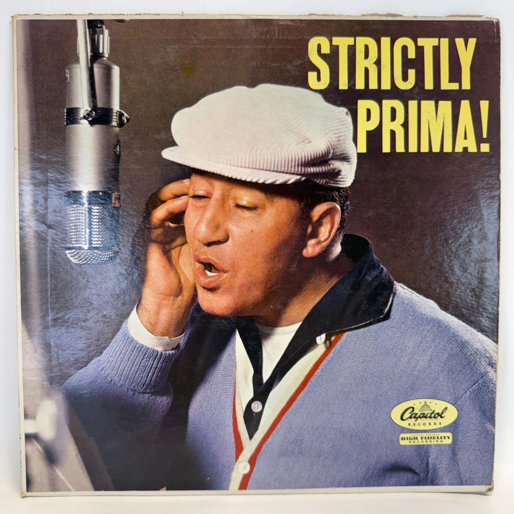 Louis Prima Strictly Prima! Vinyl LP Capitol Records T-1132 High Fidelity Mono